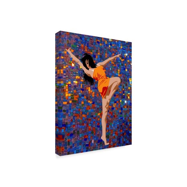 Ata Alishahi 'Happy Dance' Canvas Art,14x19